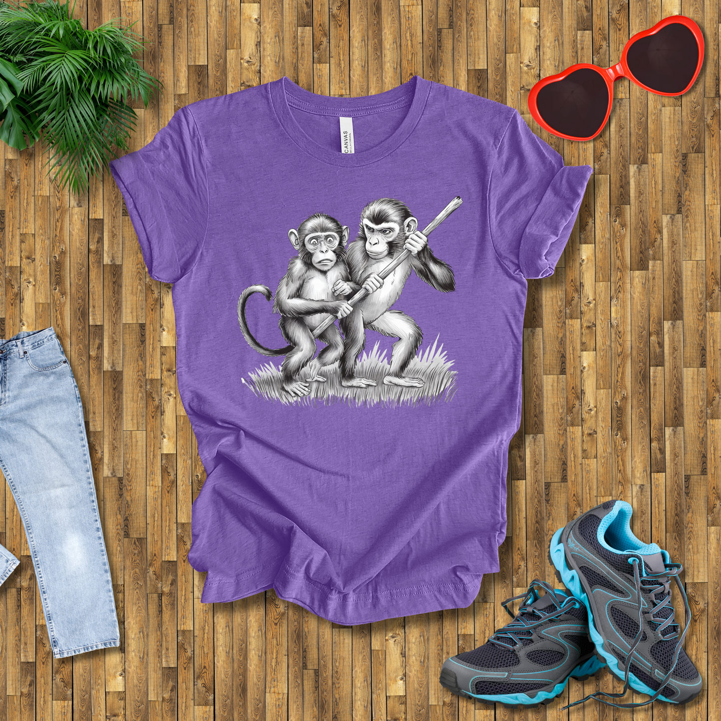 Monkey fights T-Shirt