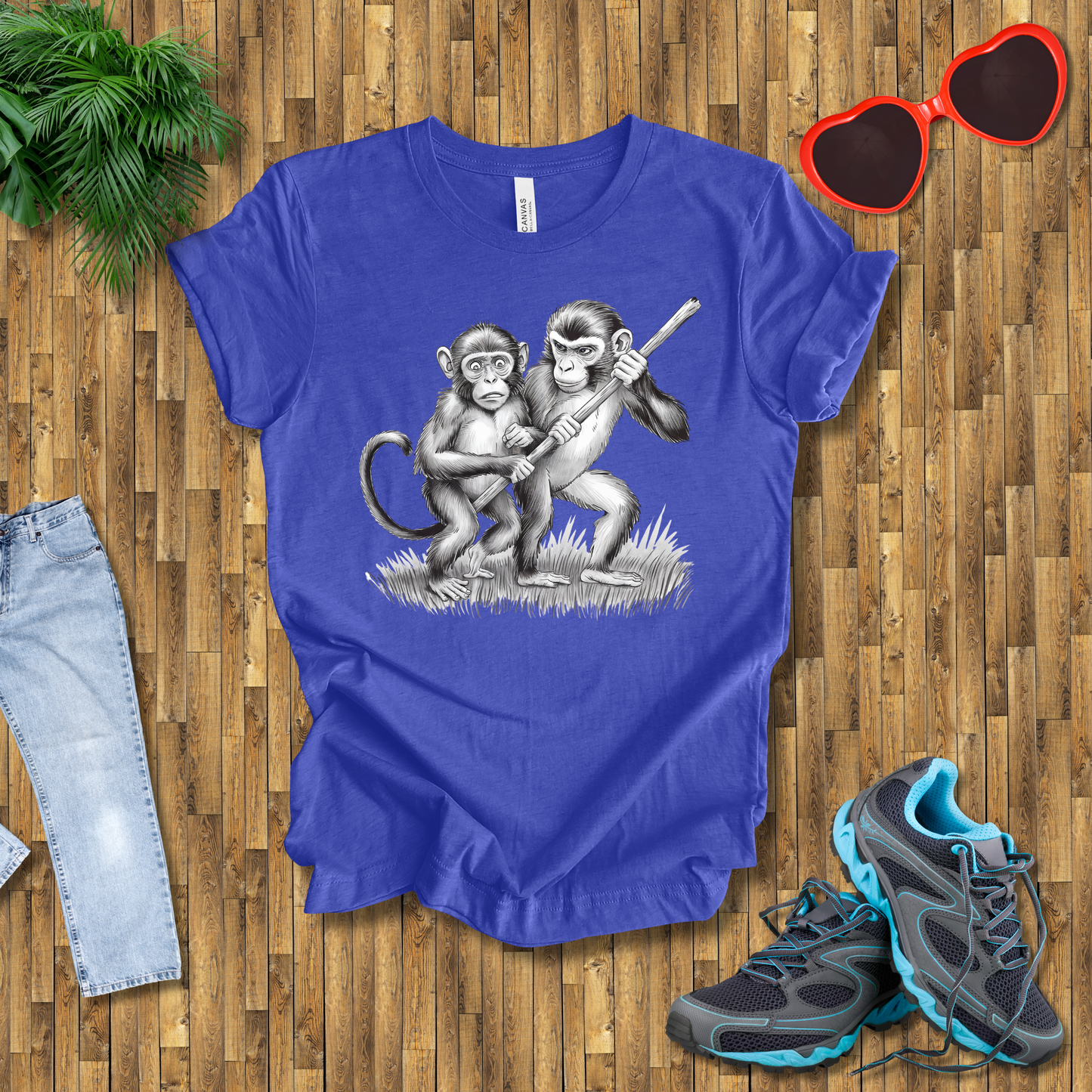 Monkey fights T-Shirt
