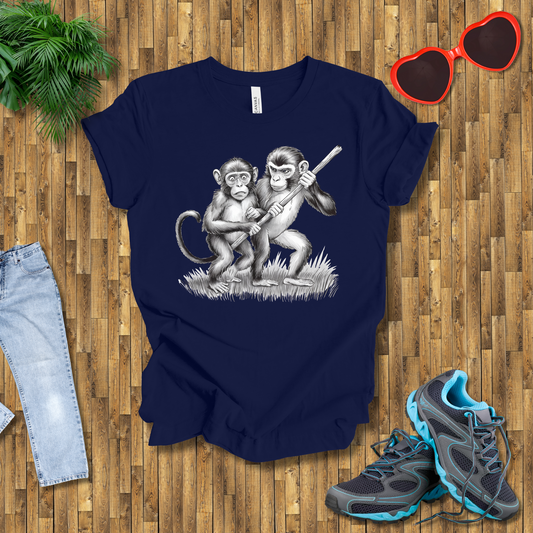 Monkey fights T-Shirt
