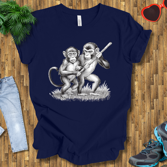 Monkey fights T-Shirt