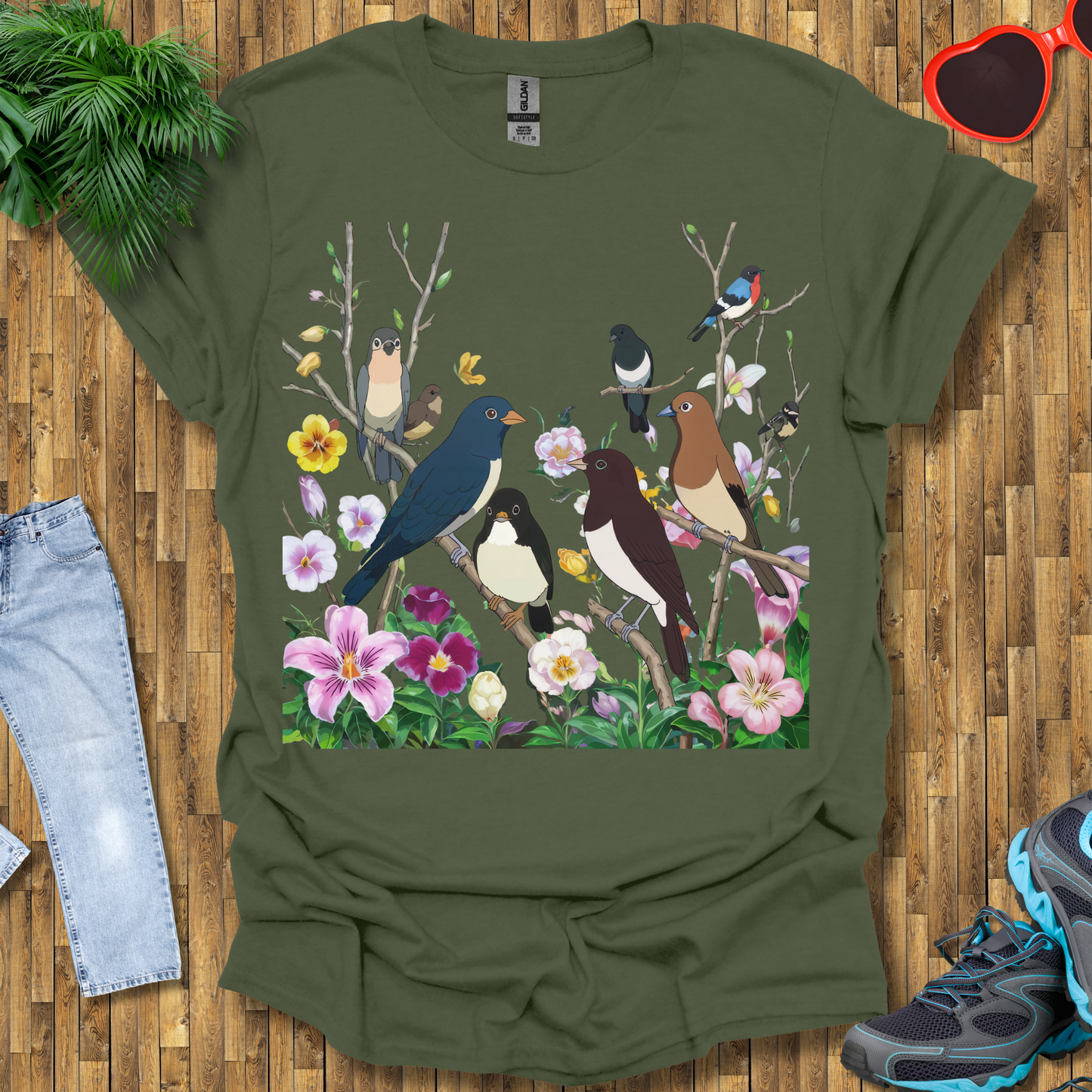 Birds in the wild  T-Shirt