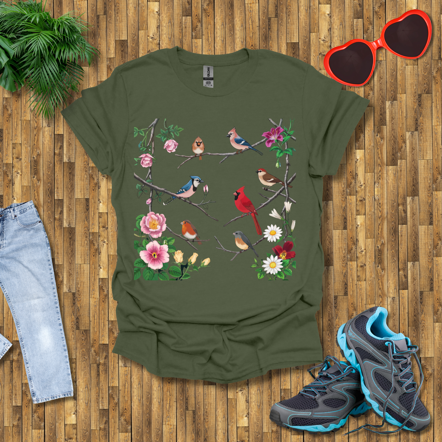Birds in the wild  T-Shirt