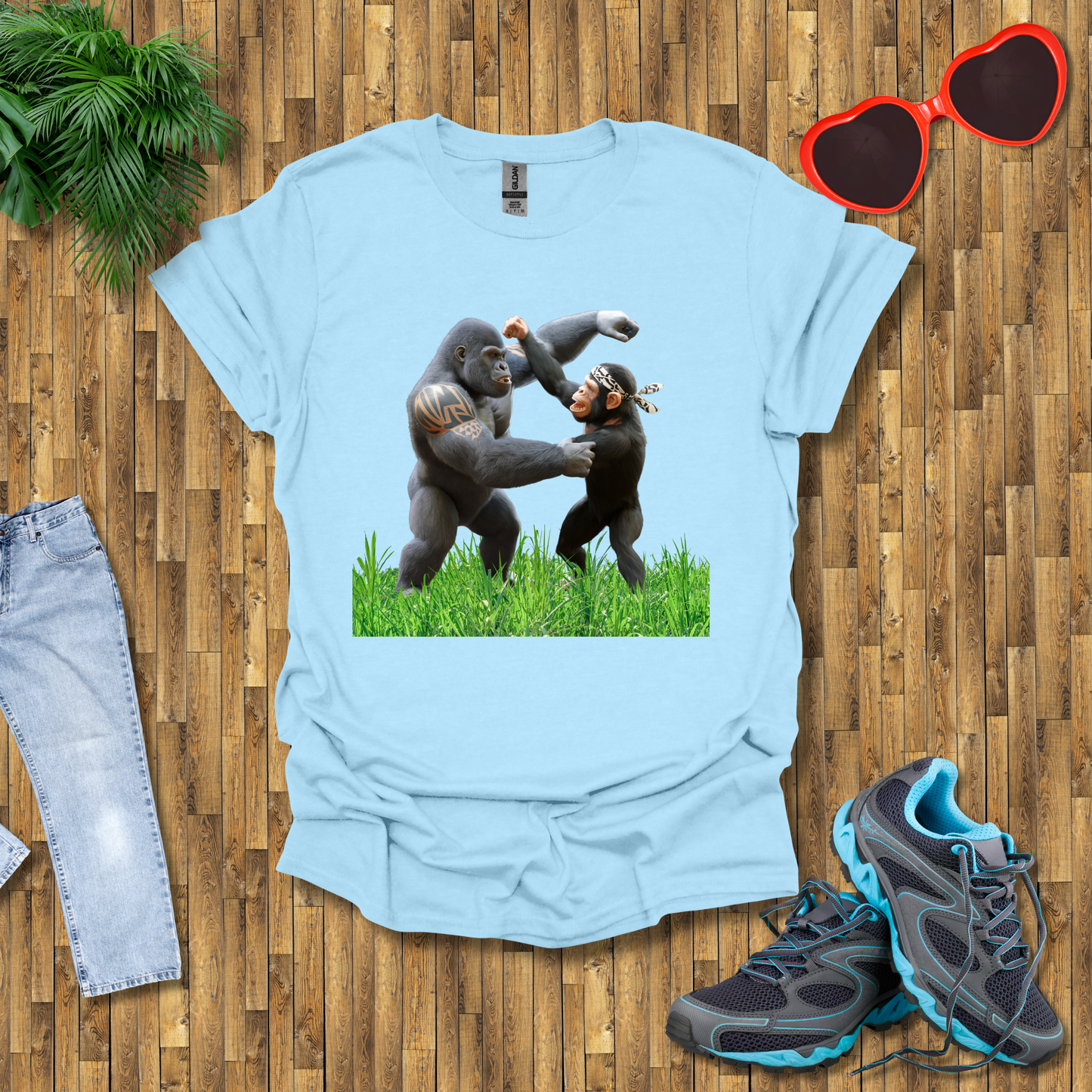 Gorilla fights T-Shirt