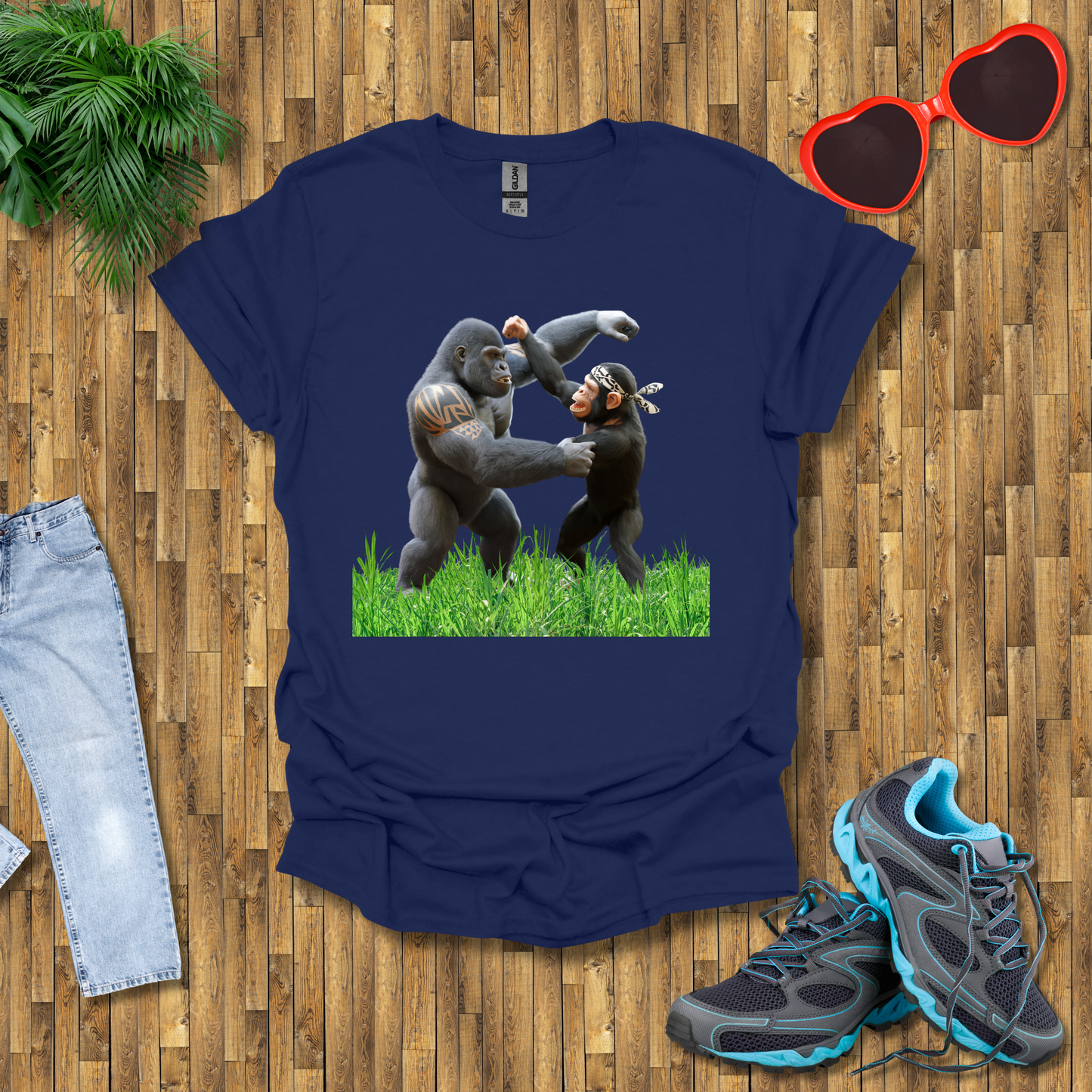 Gorilla fights T-Shirt