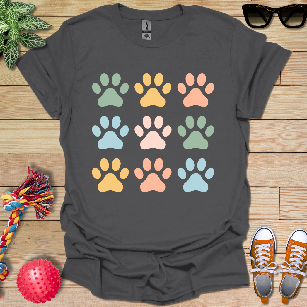 Paw Pattern T-Shirt