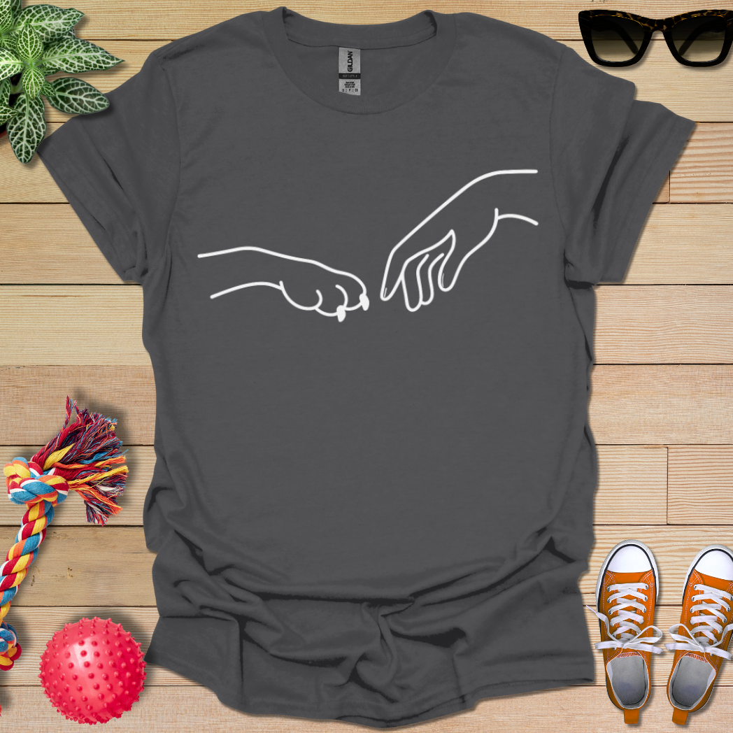 Dog Hand-Human Hand  T-Shirt