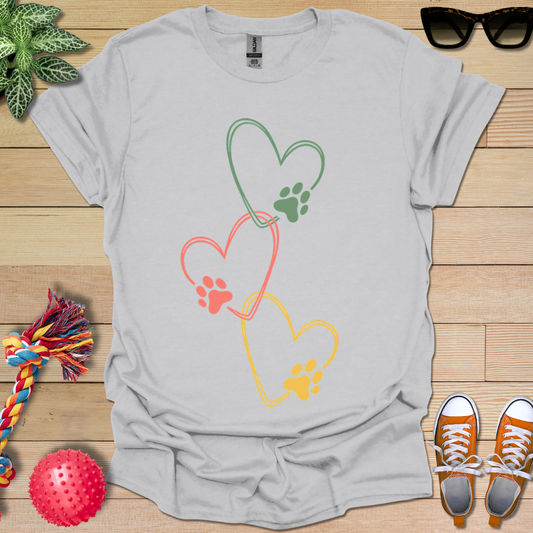 Love Paw Print T-Shirt