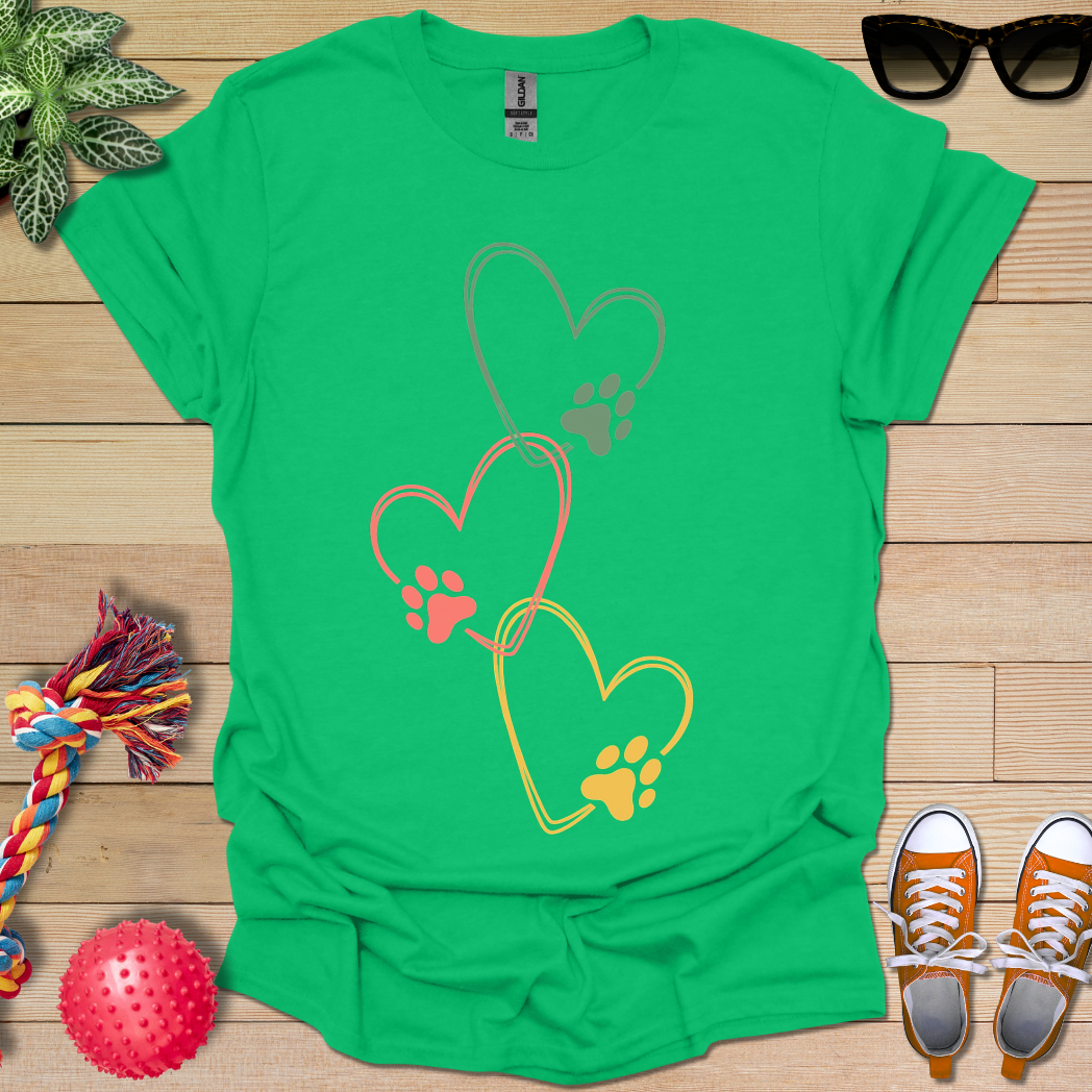 Love Paw Print T-Shirt