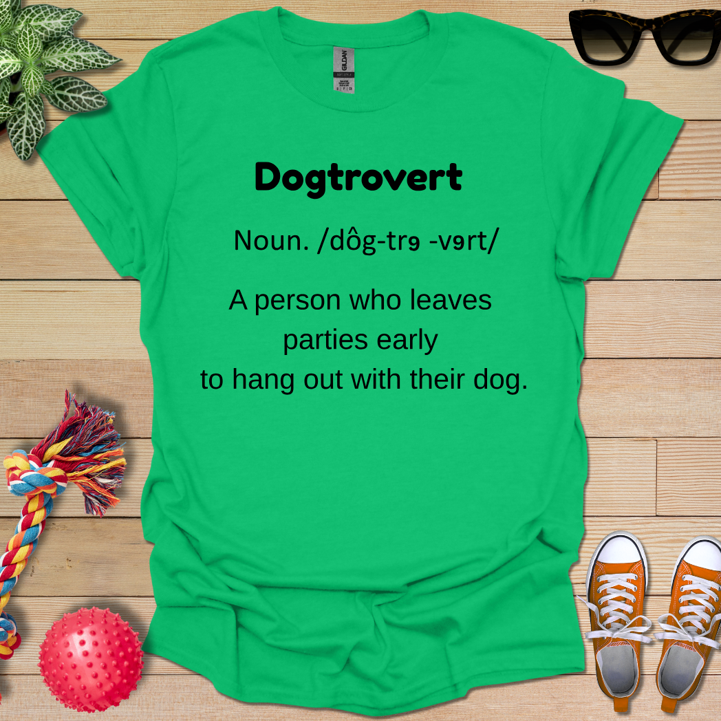 Dogtrovert Definition T-Shirt