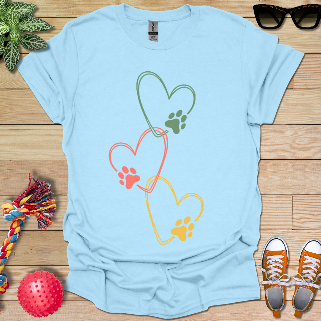 Love Paw Print T-Shirt