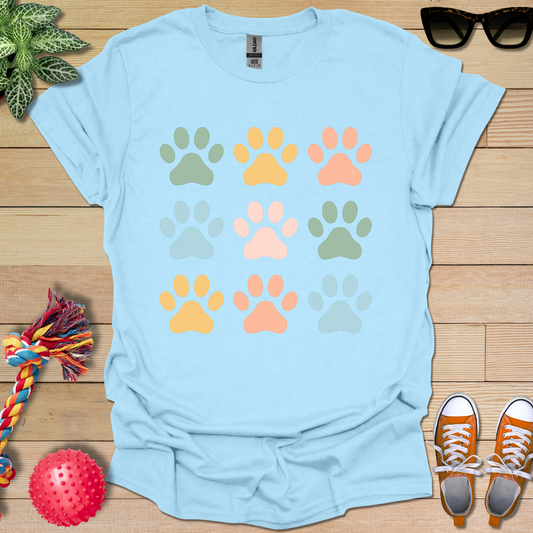 Paw Pattern T-Shirt