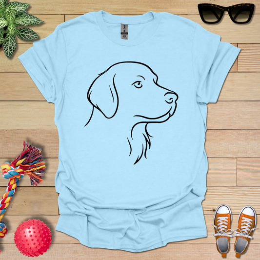 Minimalistic Gold Retriever T-Shirt