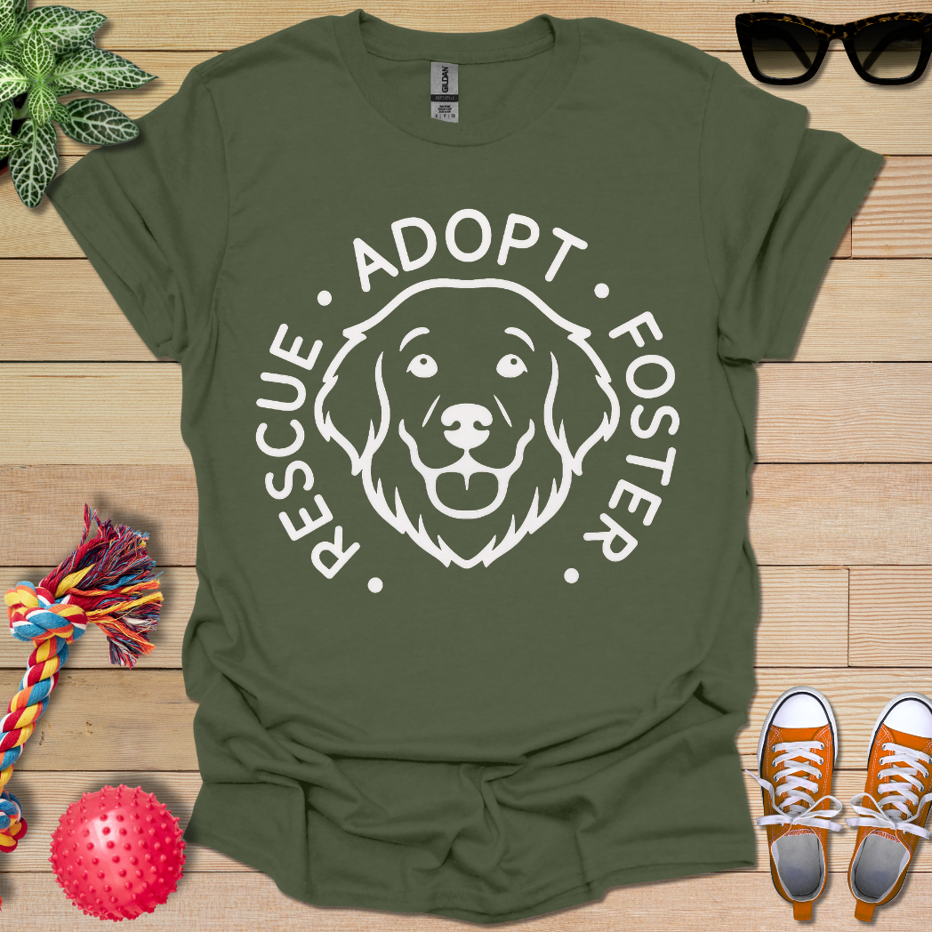 Rescue Adopt and Foster T-Shirt