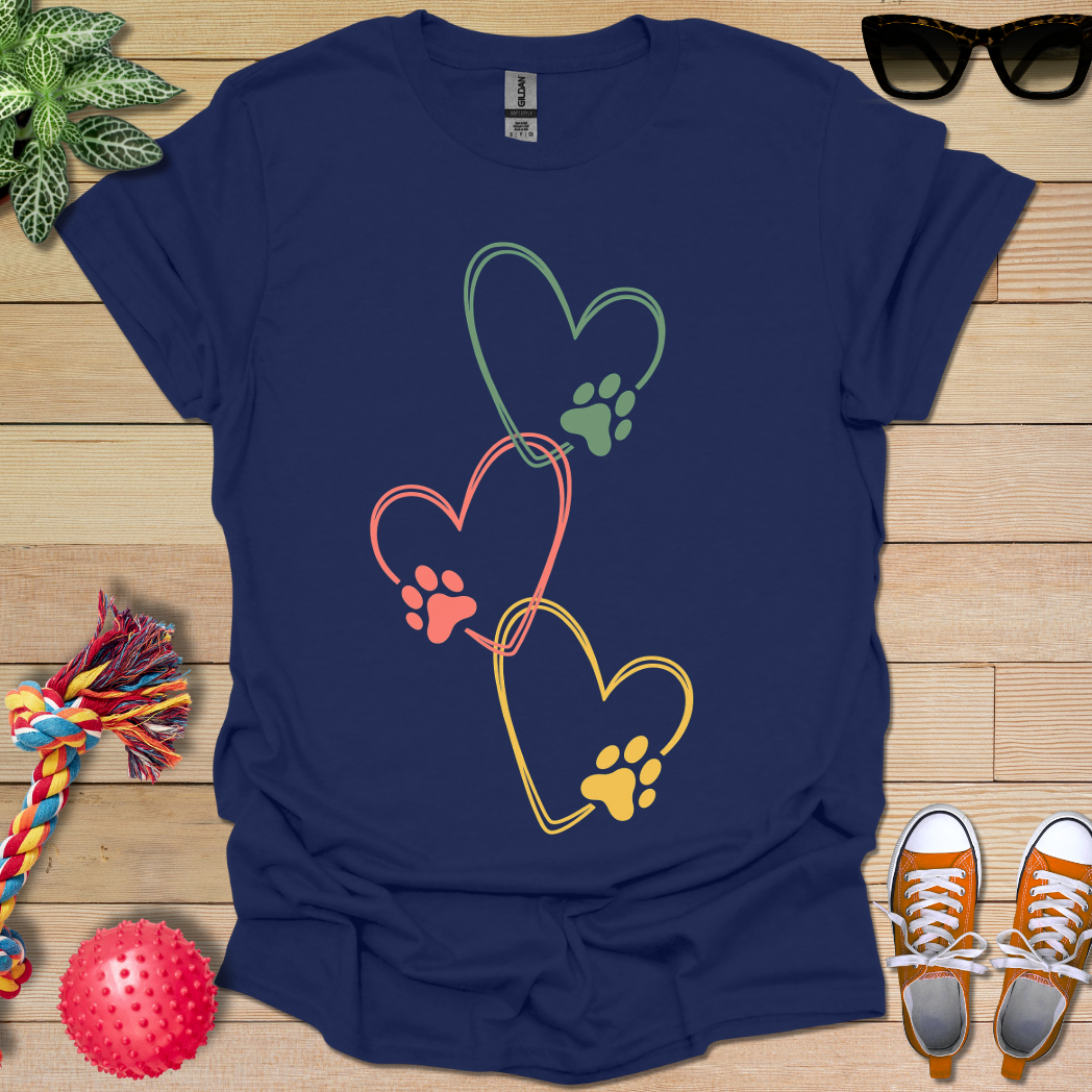 Love Paw Print T-Shirt