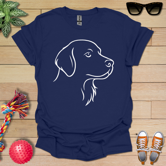 Minimalistic Golden Retriever T-Shirt