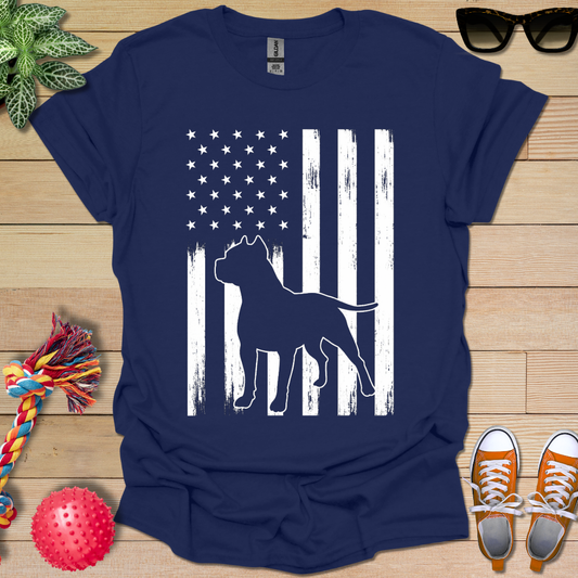 Patriotic Pitbull T-Shirt