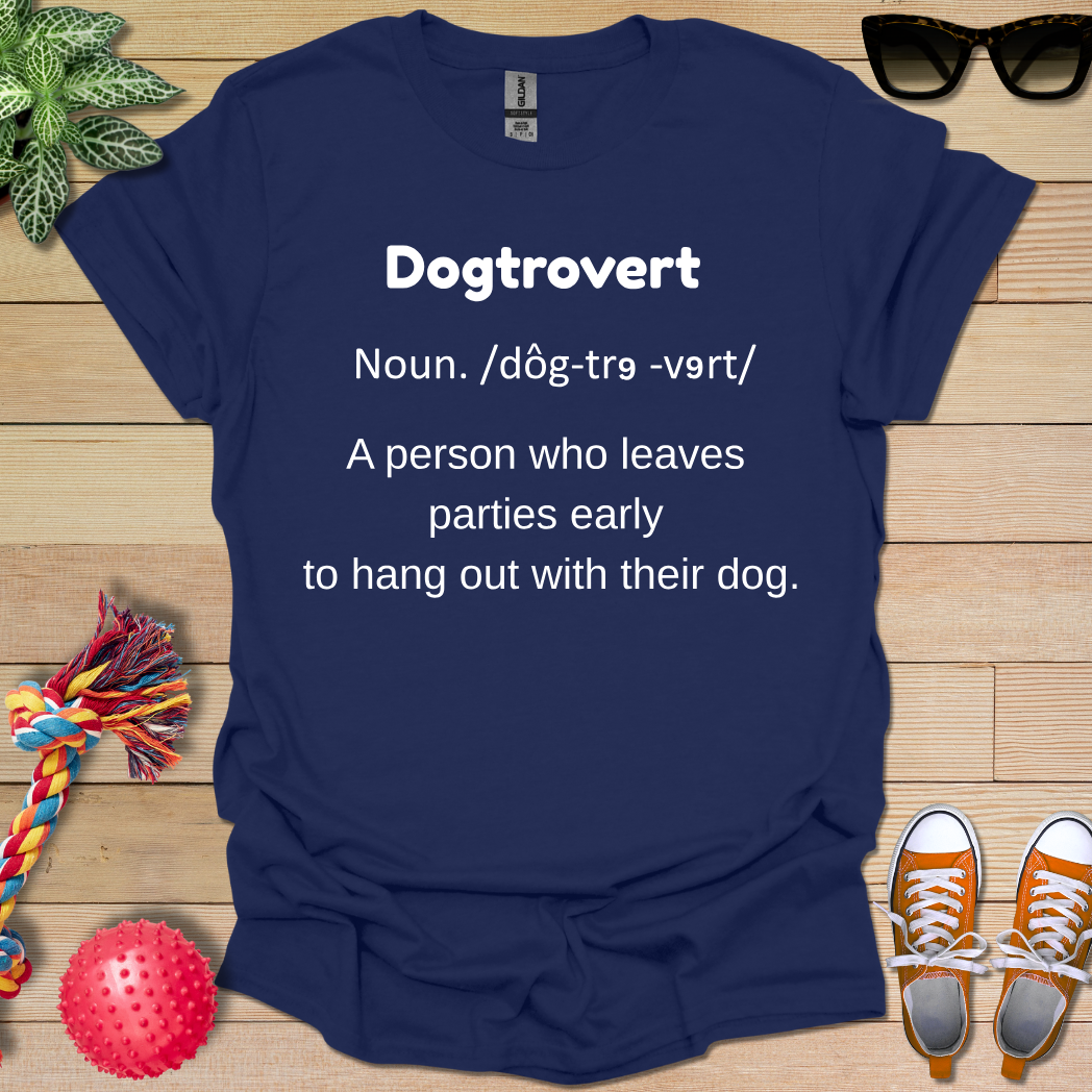 Dogtrovert Definition T-Shirt