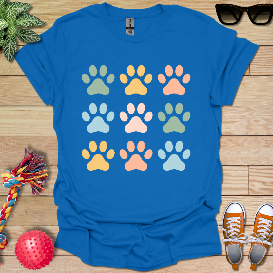 Paw Pattern T-Shirt