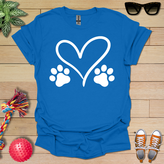 Dog Paw Love T-Shirt