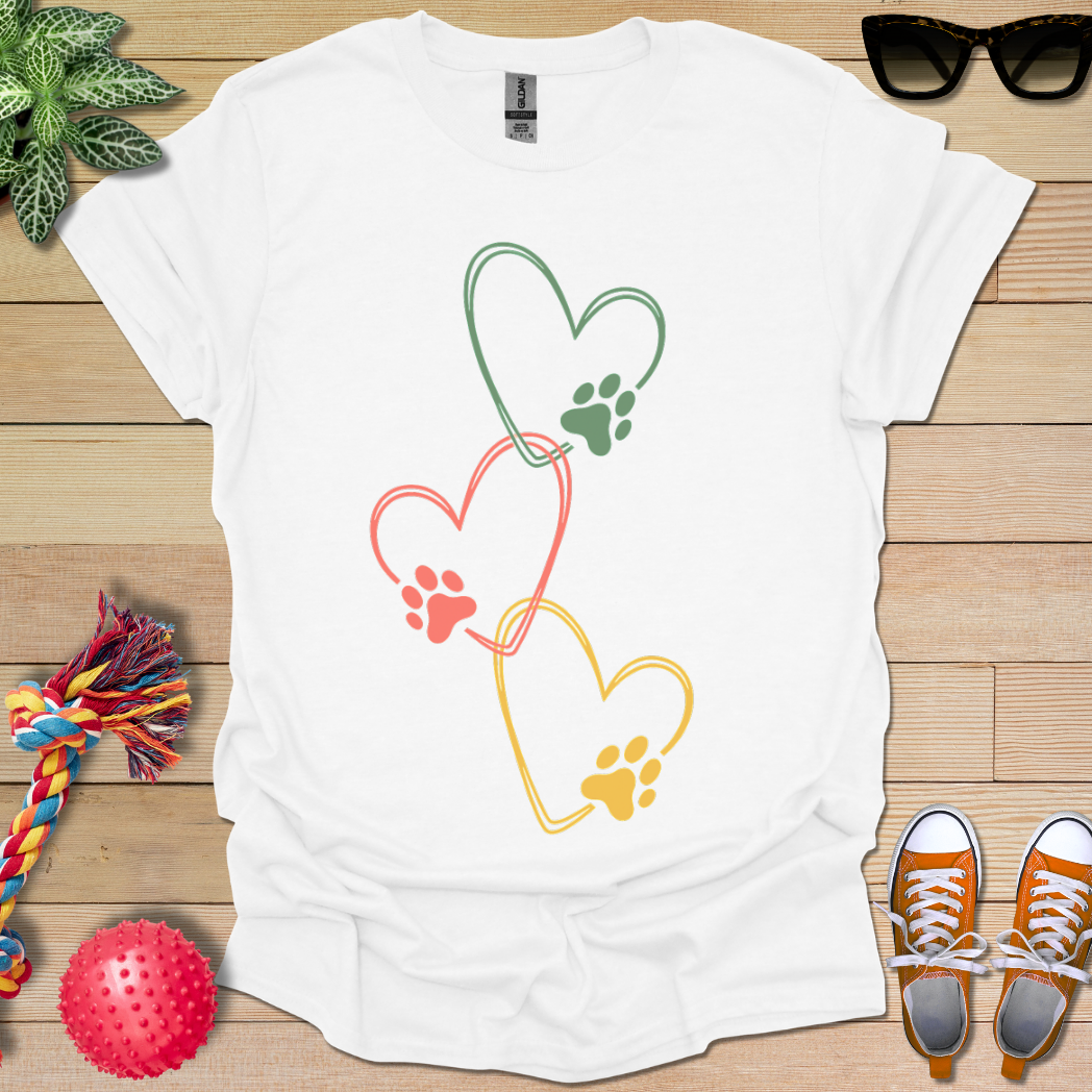 Love Paw Print T-Shirt