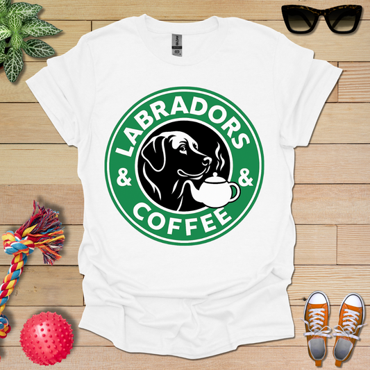 Coffee with a Labrador T-Shirt