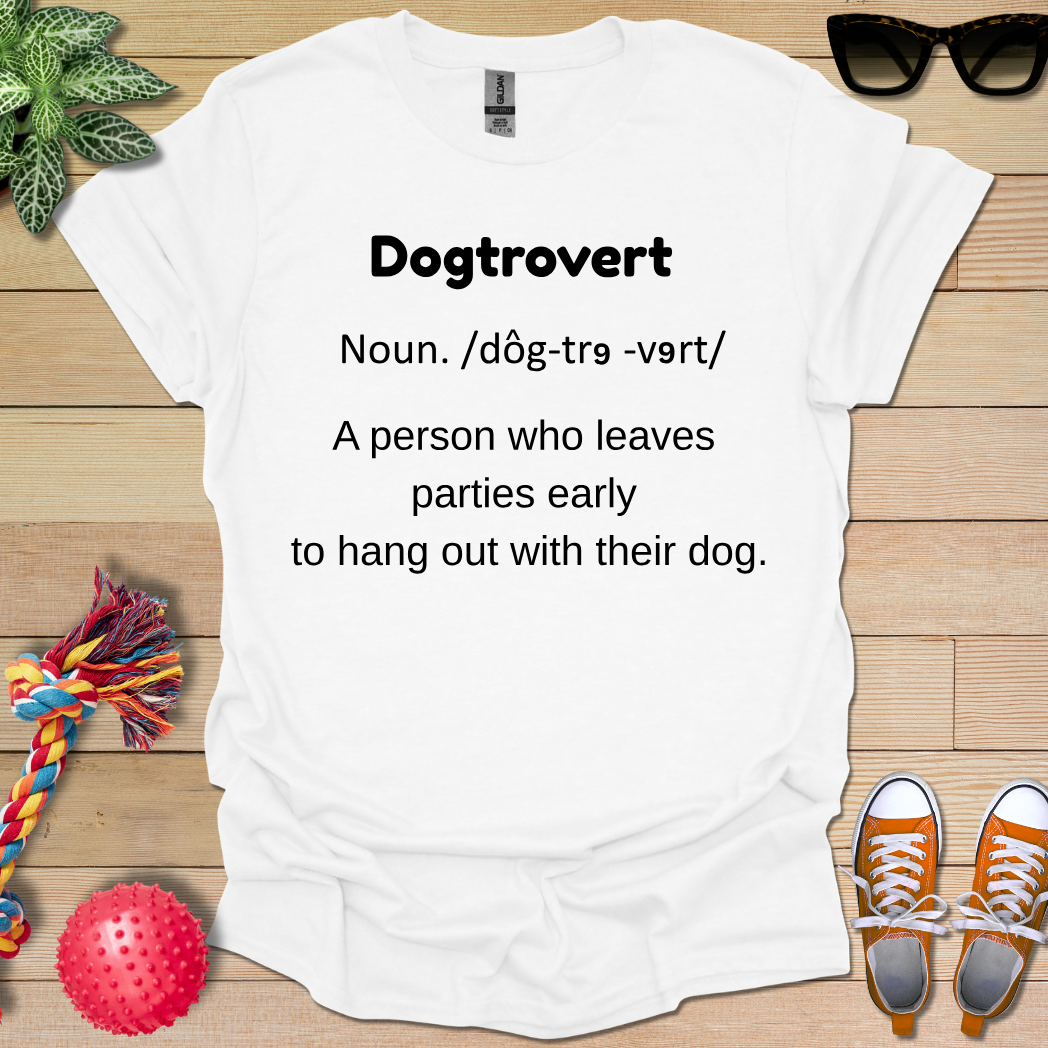Dogtrovert Definition T-Shirt