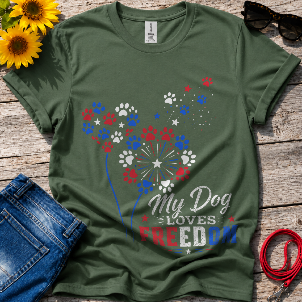 Patriotic Dandelions T-Shirt