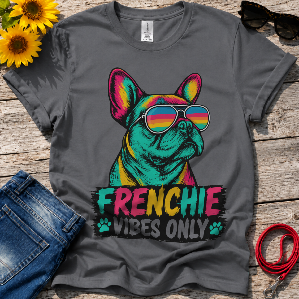 Sunglasses for a Frenchie T-Shirt