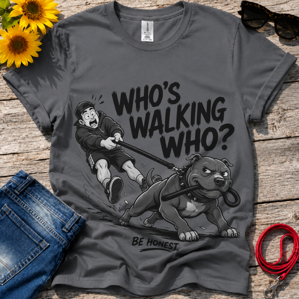 Who is Walking Who T-Shirt