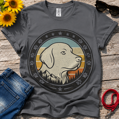 Minimalistic Gold Retriever T-Shirt