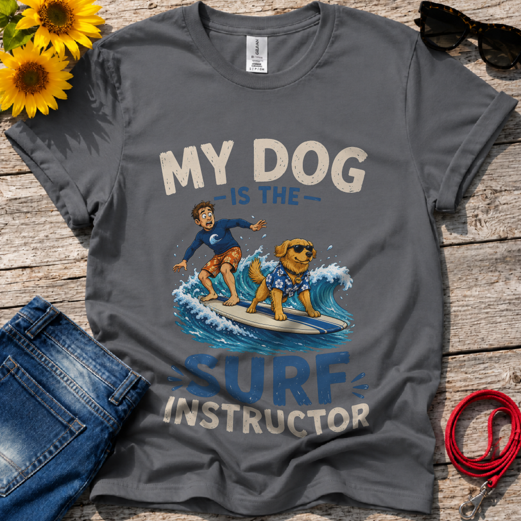 Dog Surf Instructor T-Shirt