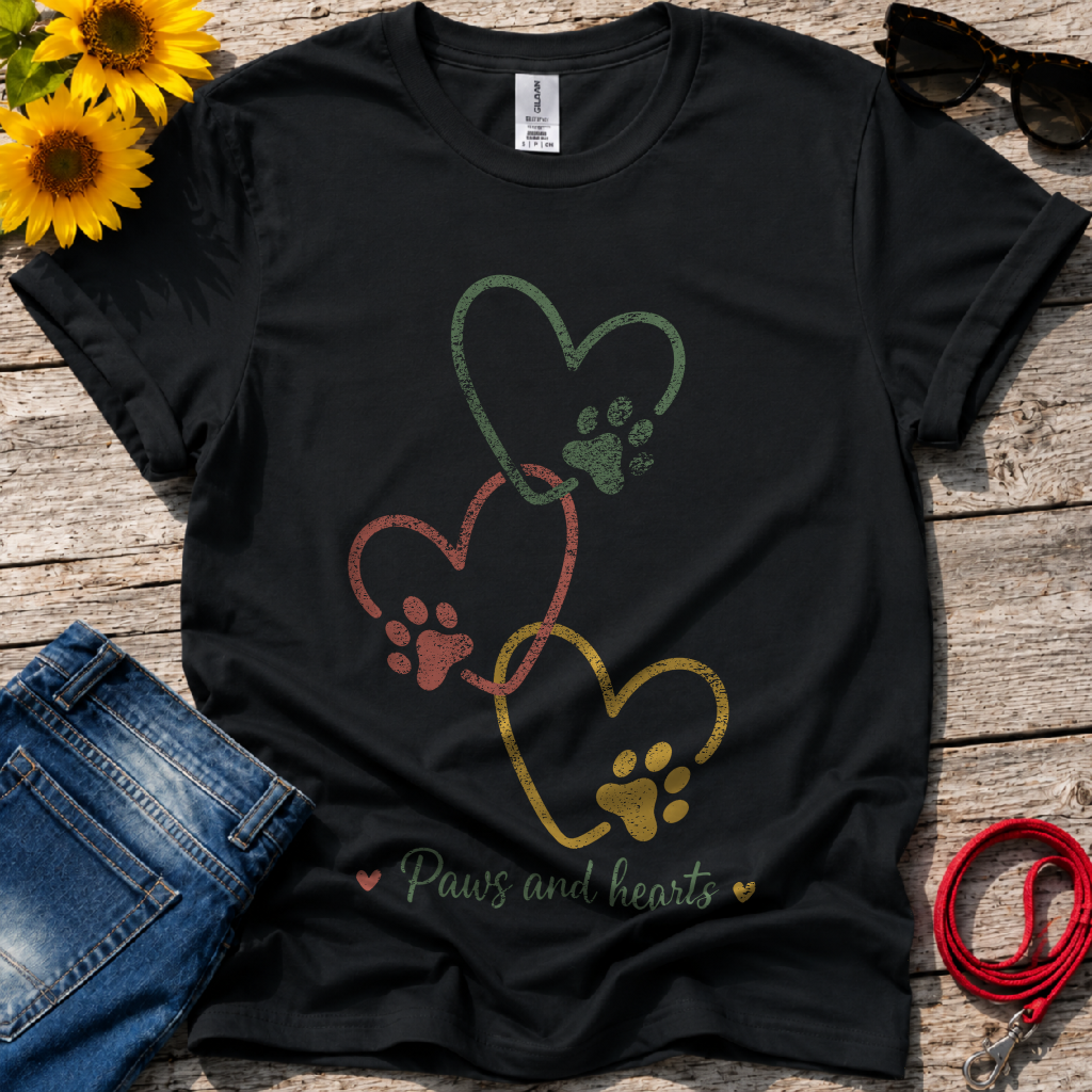 Love Paw Print T-Shirt