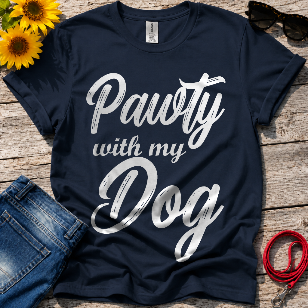 Pawty With my Dog T-Shirt