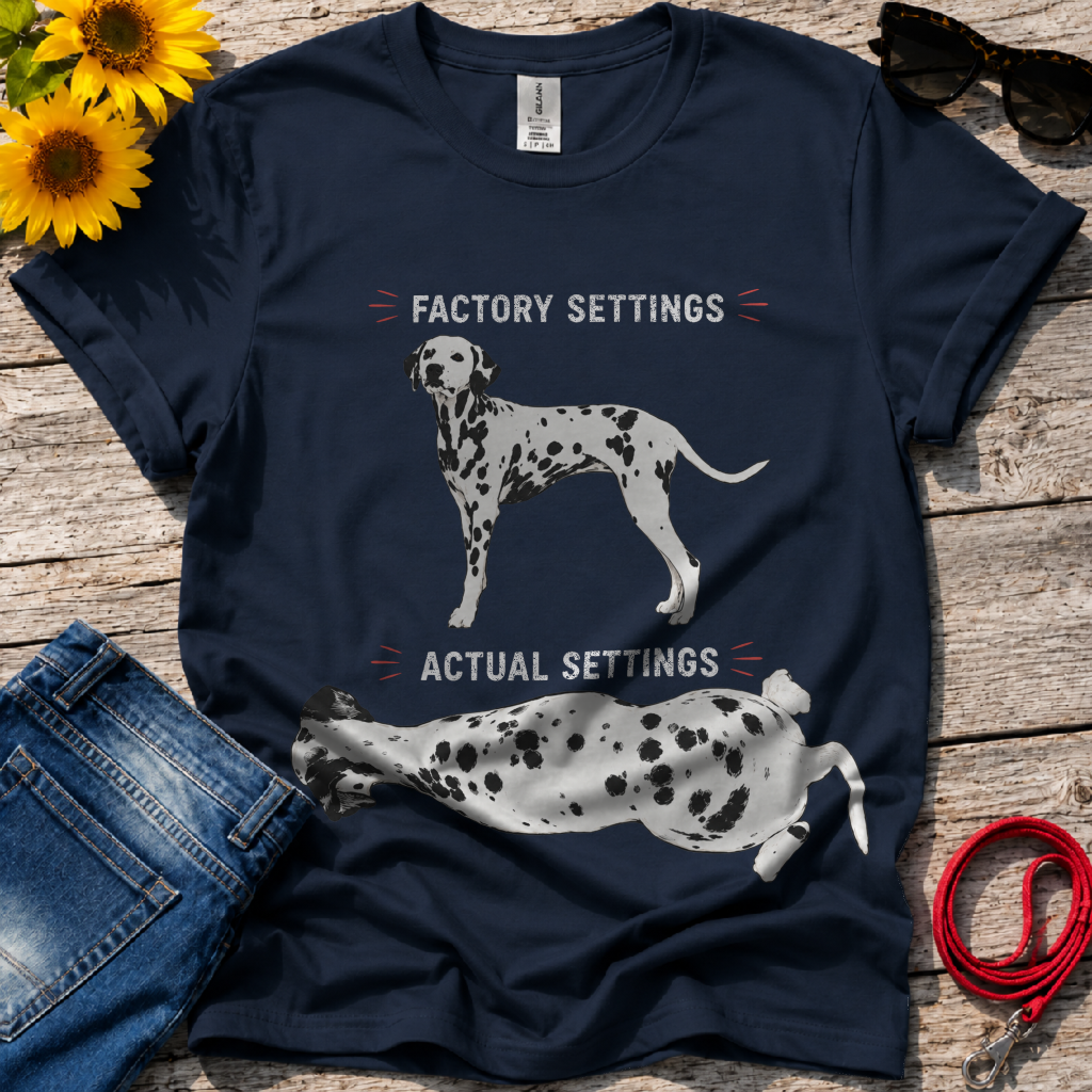 Dalmatian Setting Options T-Shirt