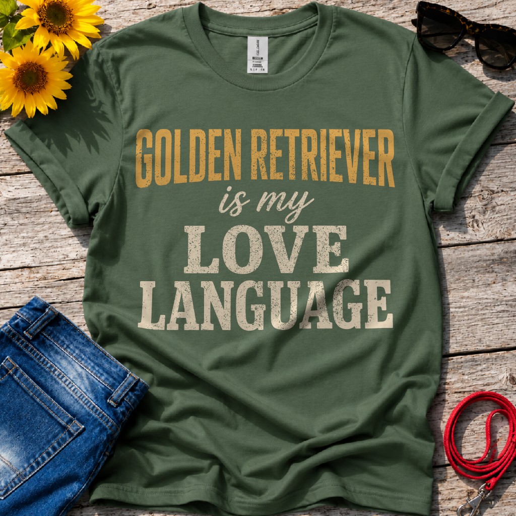 Golden Retriever Vocabulary T-Shirt