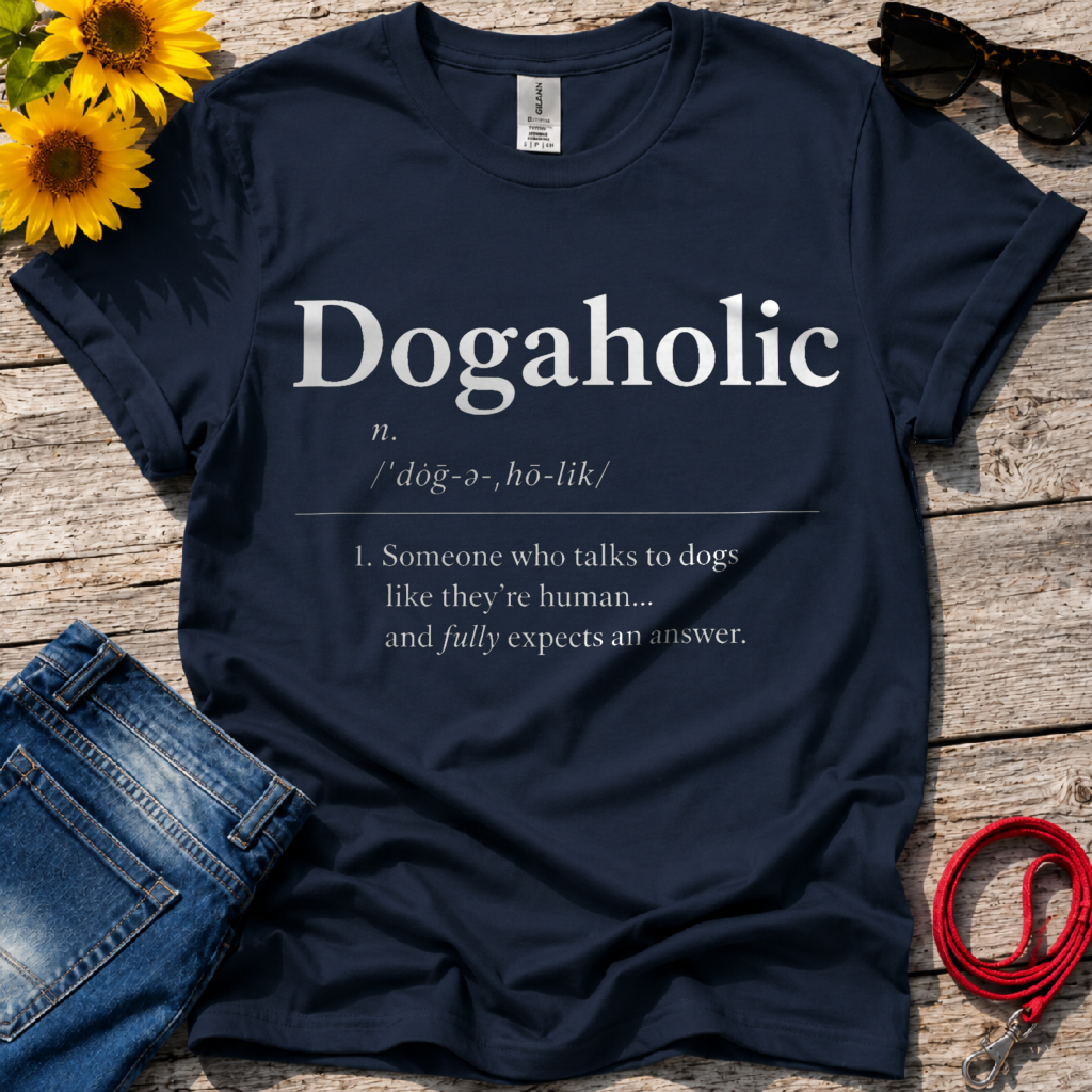 Dogaholic Definition T-Shirt