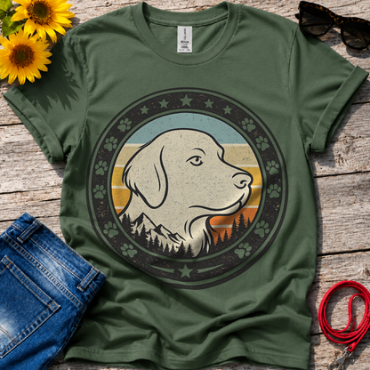 Minimalistic Gold Retriever T-Shirt
