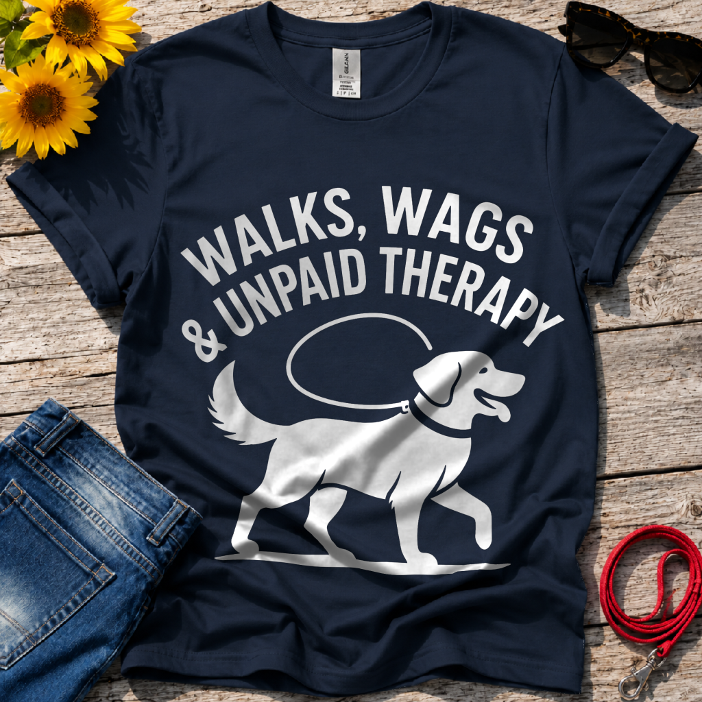 Walks,Wags and Woofs T-Shirt