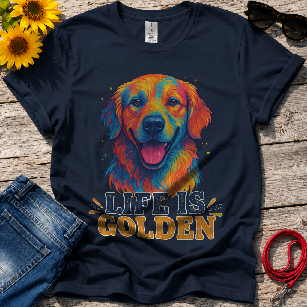 Colorful Retriever T-Shirt