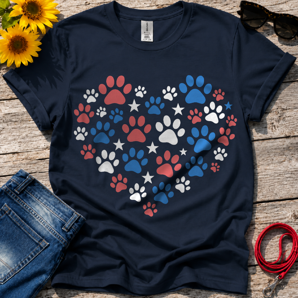 Patriotic Citizen Heart T-Shirt