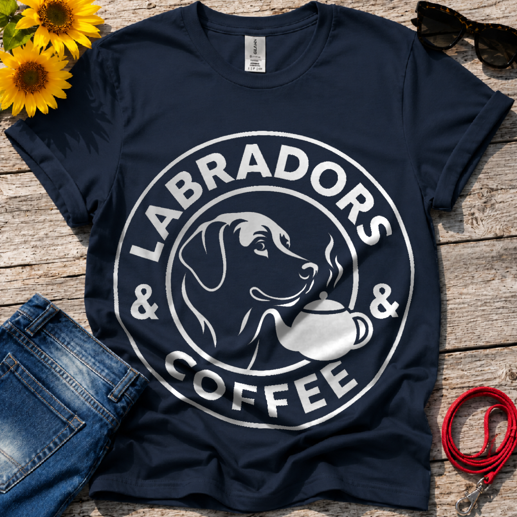 Coffee with a Labrador T-Shirt