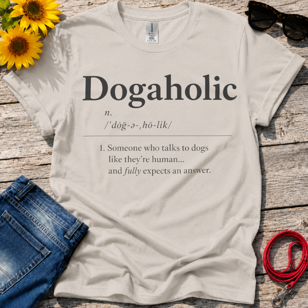 Dogaholic Definition T-Shirt