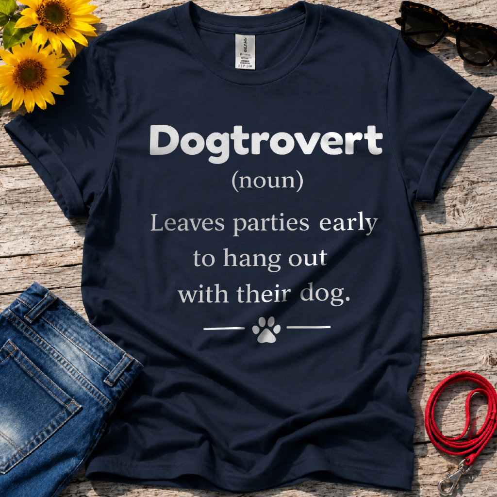 Dogtrovert Definition T-Shirt