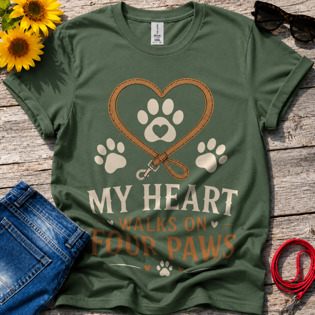 Dog Paw Love T-Shirt