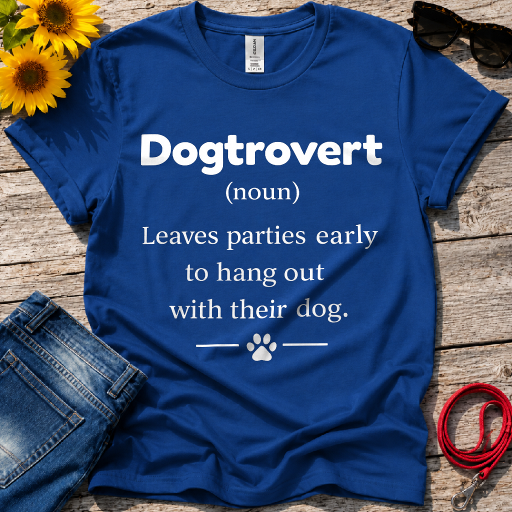 Dogtrovert Definition T-Shirt