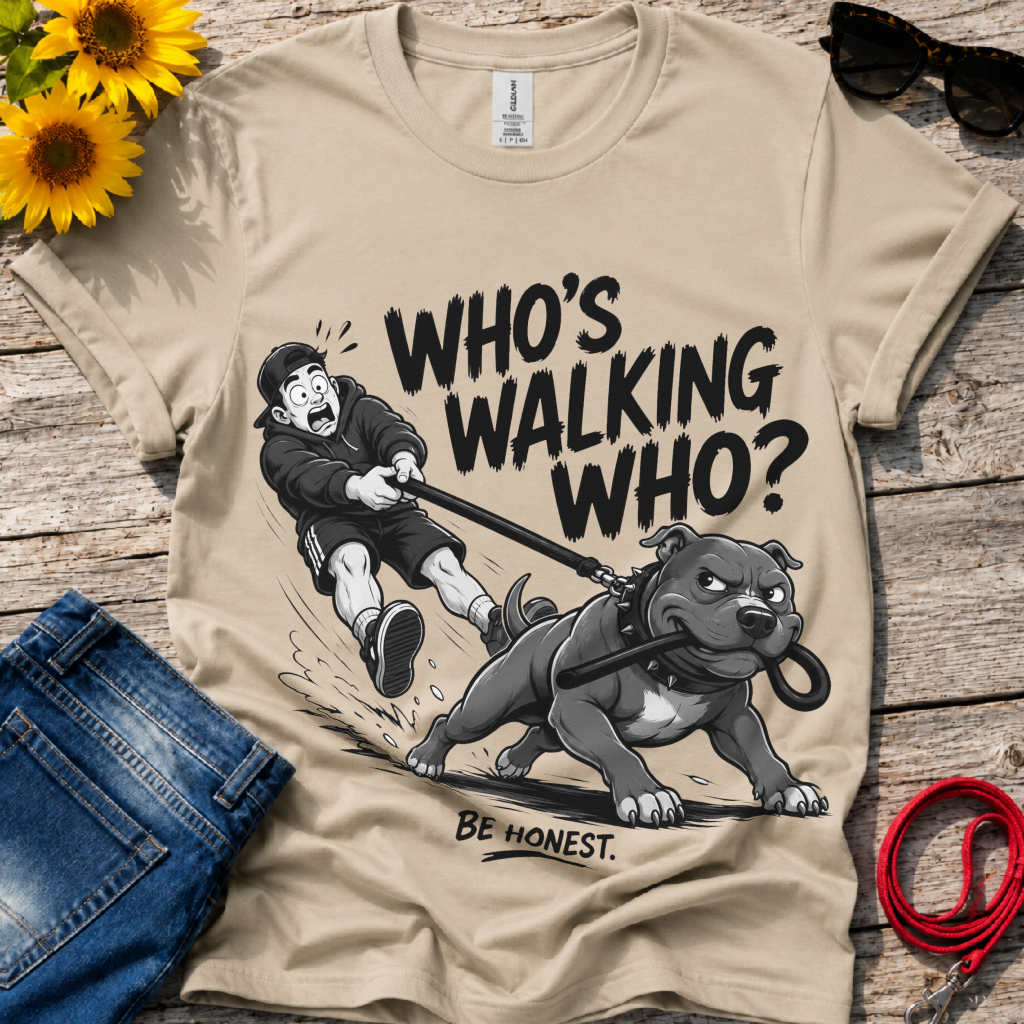 Who is Walking Who T-Shirt