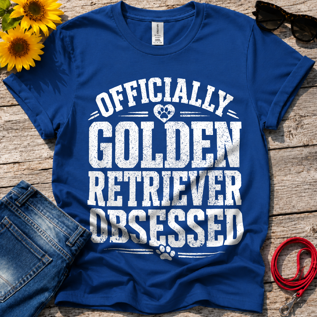 Golden Retriever Obsessed T-Shirt