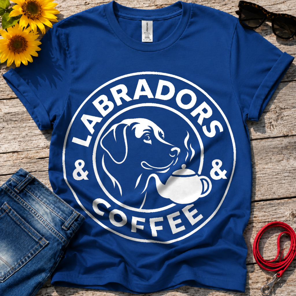 Coffee with a Labrador T-Shirt