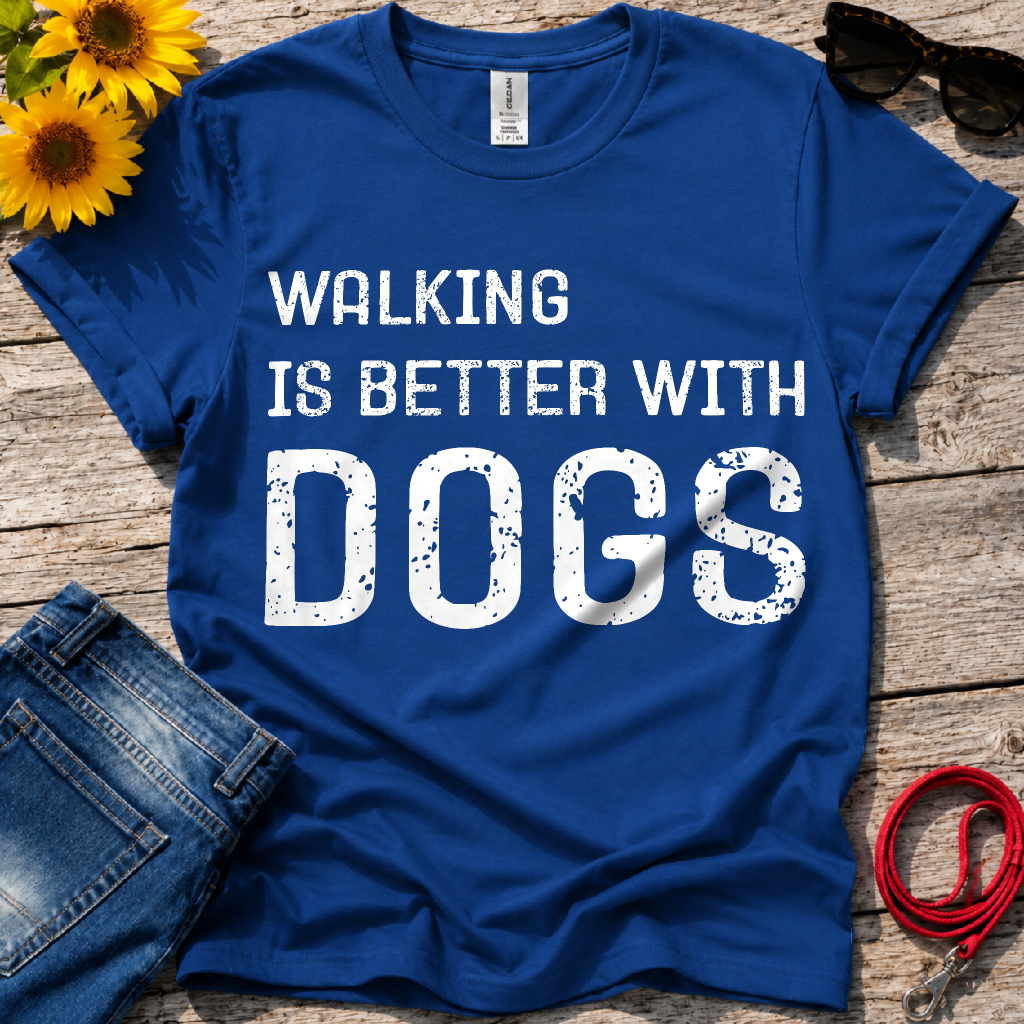 Walking with Dogs T-Shirt