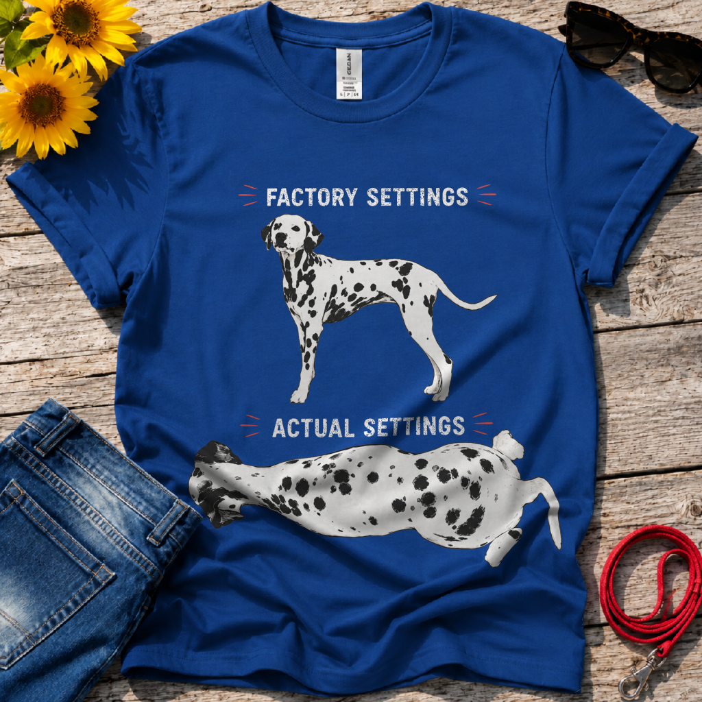 Dalmatian Setting Options T-Shirt